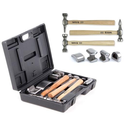 Bộ đe và búa làm đồng Yato YT-4590 (7 chi tiết)