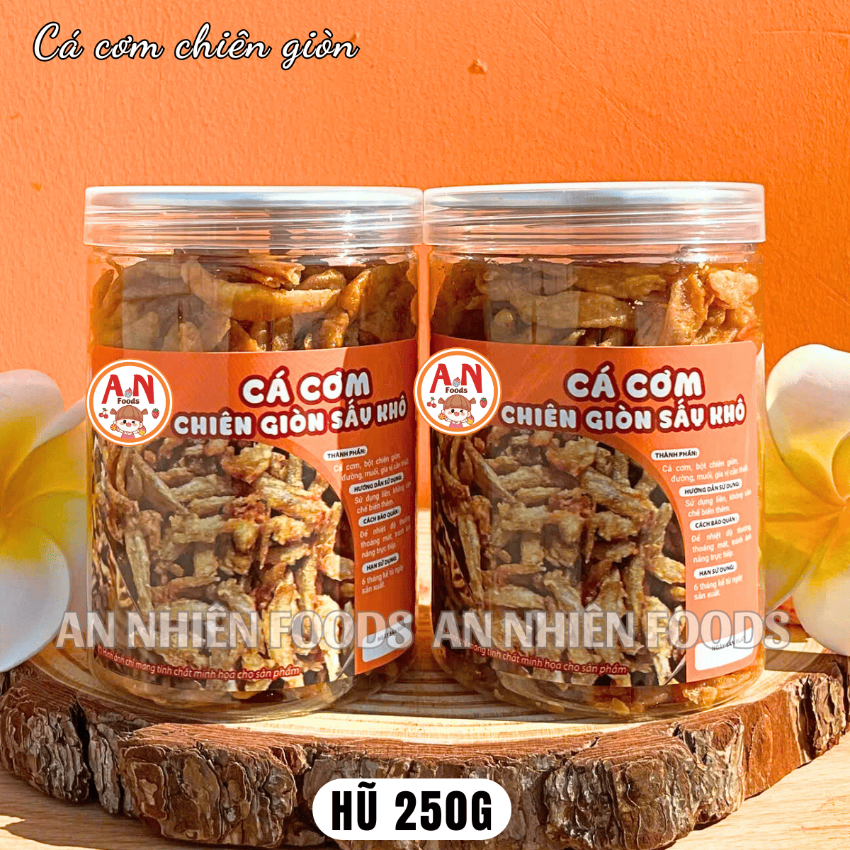 Cá cơm chiên giòn (giòn rụm- có video) {Khối lượng tịnh, không tính bao bì}