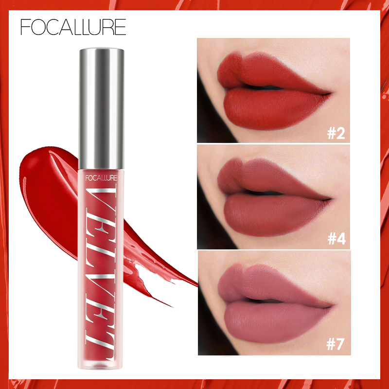 FOCALLURE New Fashion Makeup Lipstick Matte Liquid Lipstick Gloss
