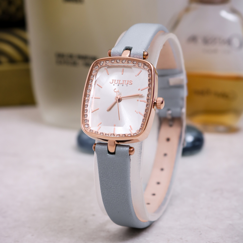 Đồng hồ nữ Julius Hàn Quốc JA-1341 dây da