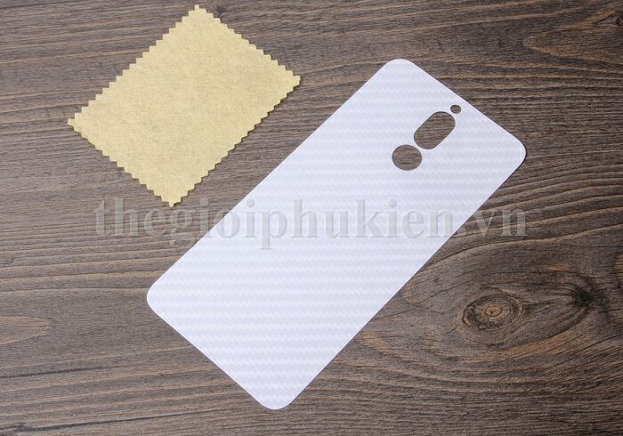Miếng dán vân Carbon, các bon mặt lưng cho Huawei Nova 2i, Mate 10 Lite