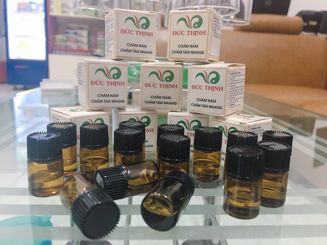Chấm nám, tàn nhang, làm đầy sẹo rỗ Đức Thịnh 1ml Handmade