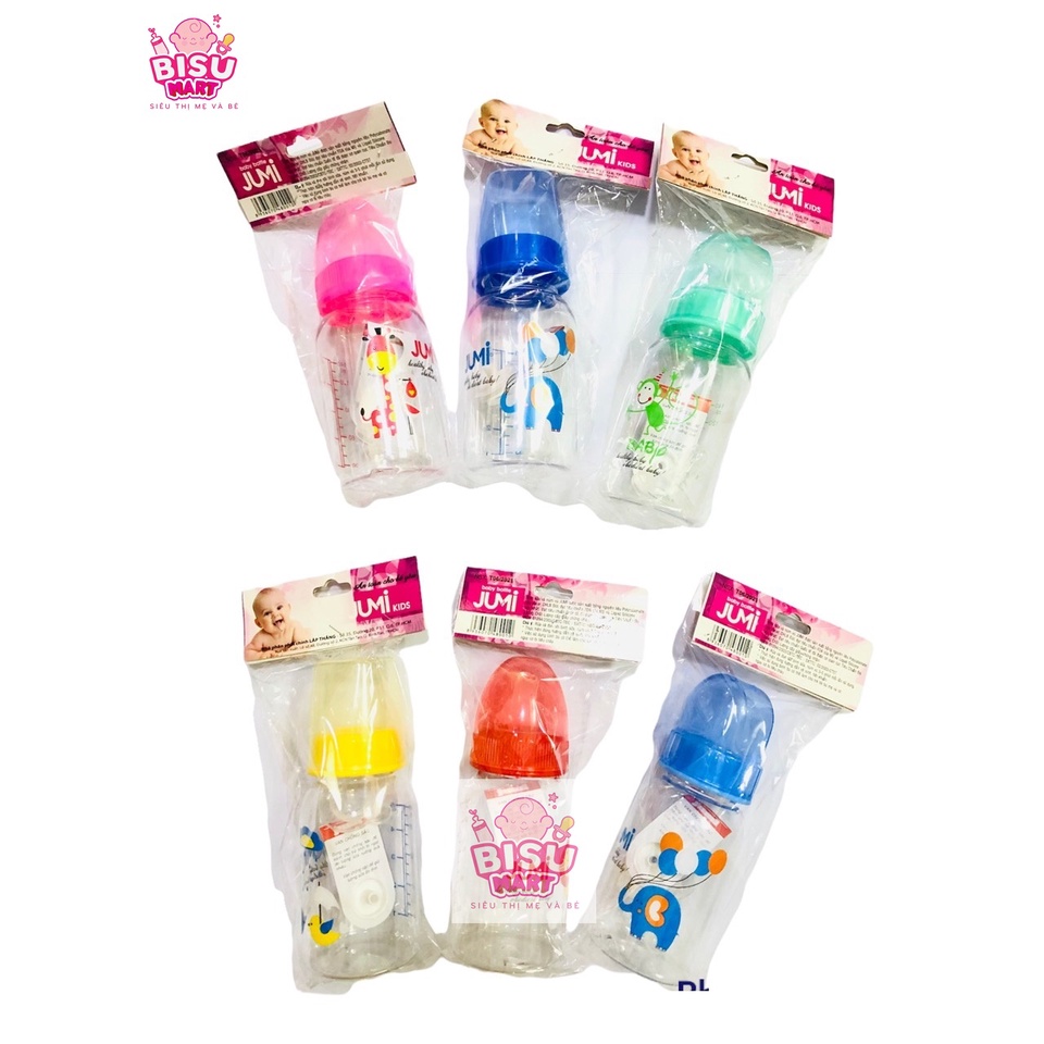 Bình sữa cổ hẹp YUMI 120ml - 240ml (trơn)
