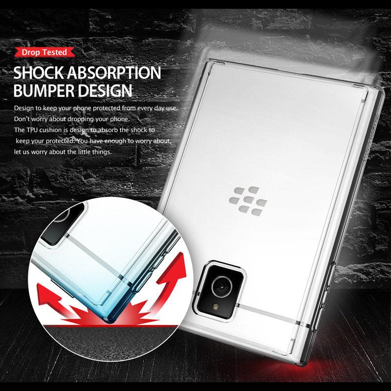 Ốp lưng Blackberry Passport Ringke Fusion (Smoke)