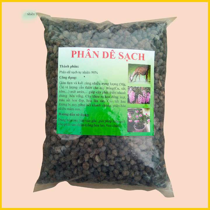 [HCM]1kg phân dê vi sinh cây siêu tốt