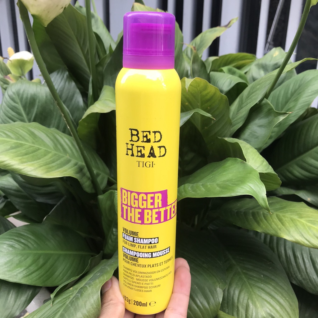 Dầu gội xả dành cho tóc mỏng, xẹp, làm phồng tóc Tigi Bed Head Bigger the Better 200ml/300ml