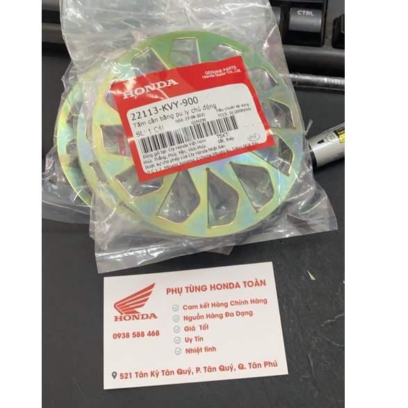Quạt nồi trước ab 110 fi / lead 110 zin chính hãng honda