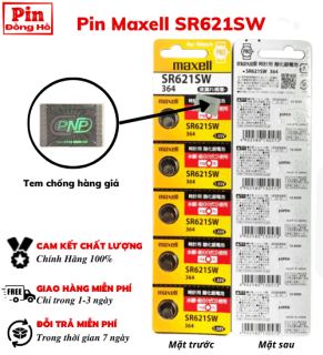 Pin 621 Maxell SR621SW PRO 1 vỉ 5 viên - sr621 thumbnail