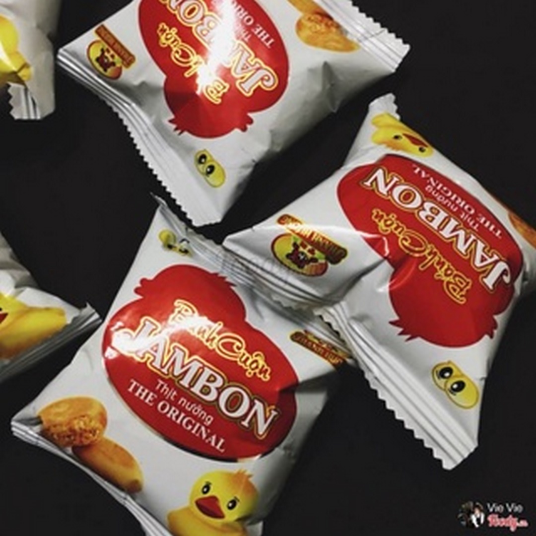 Bánh Cuộn Jambon Thịt Nướng - Siêu Ngon 100g
