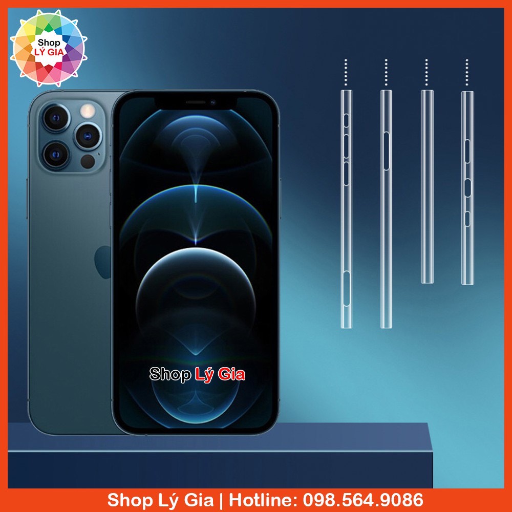 Miếng dán nhám bảo vệ khung viền cho iPhone 16 Pro Max/15 Pro Max/14 Pro Max/14 Plus/13 Mini/13 Pro Max/12/12 Pro Max