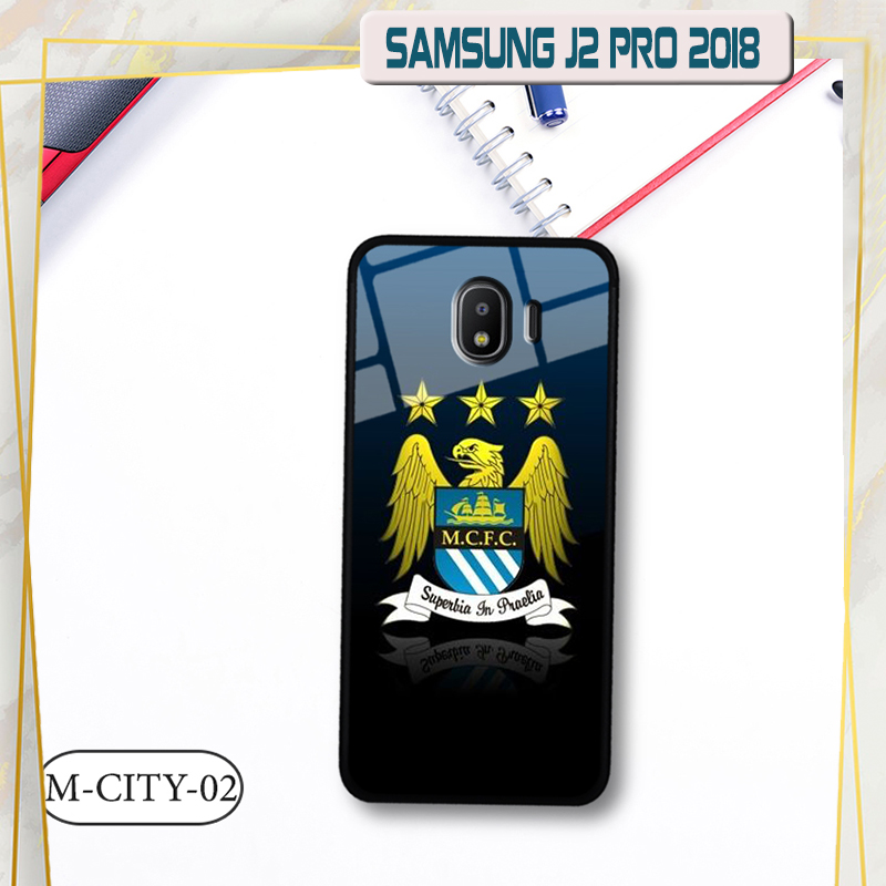 Ốp lưng kính 3D Samsung J2 Pro 2018 hình đội bóng