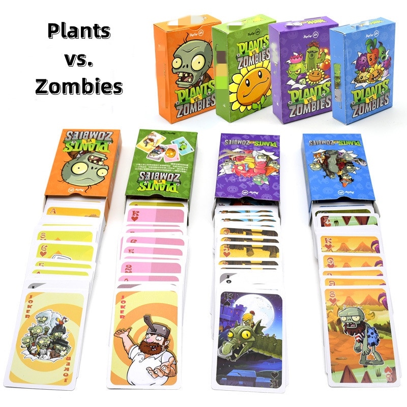 Bộ 55 Thẻ Bài Trò Chơi Plants vs Zombies Độc Đáo