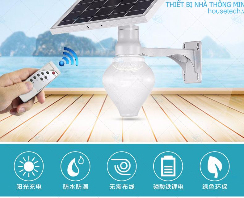 Đèn chiếu sáng năng lượng mặt trời 16W cao cấp