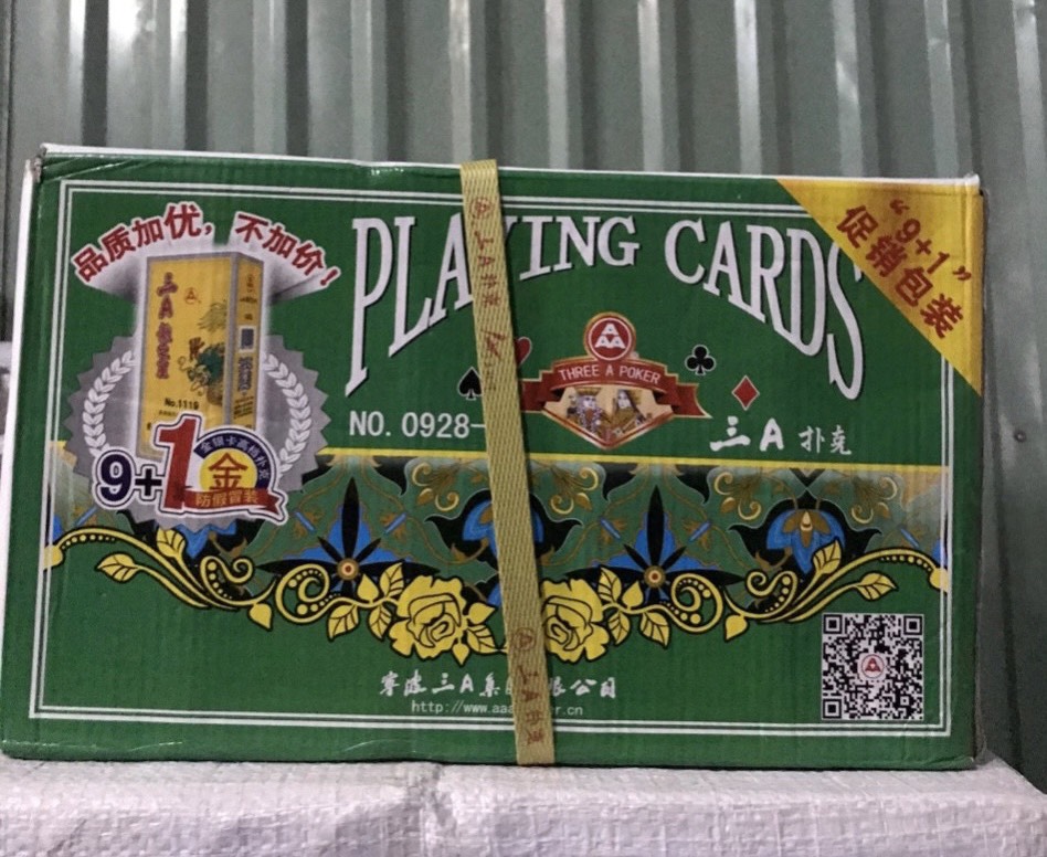 Bài Tây 52 lá PLAYING CARD - XANH LÁ