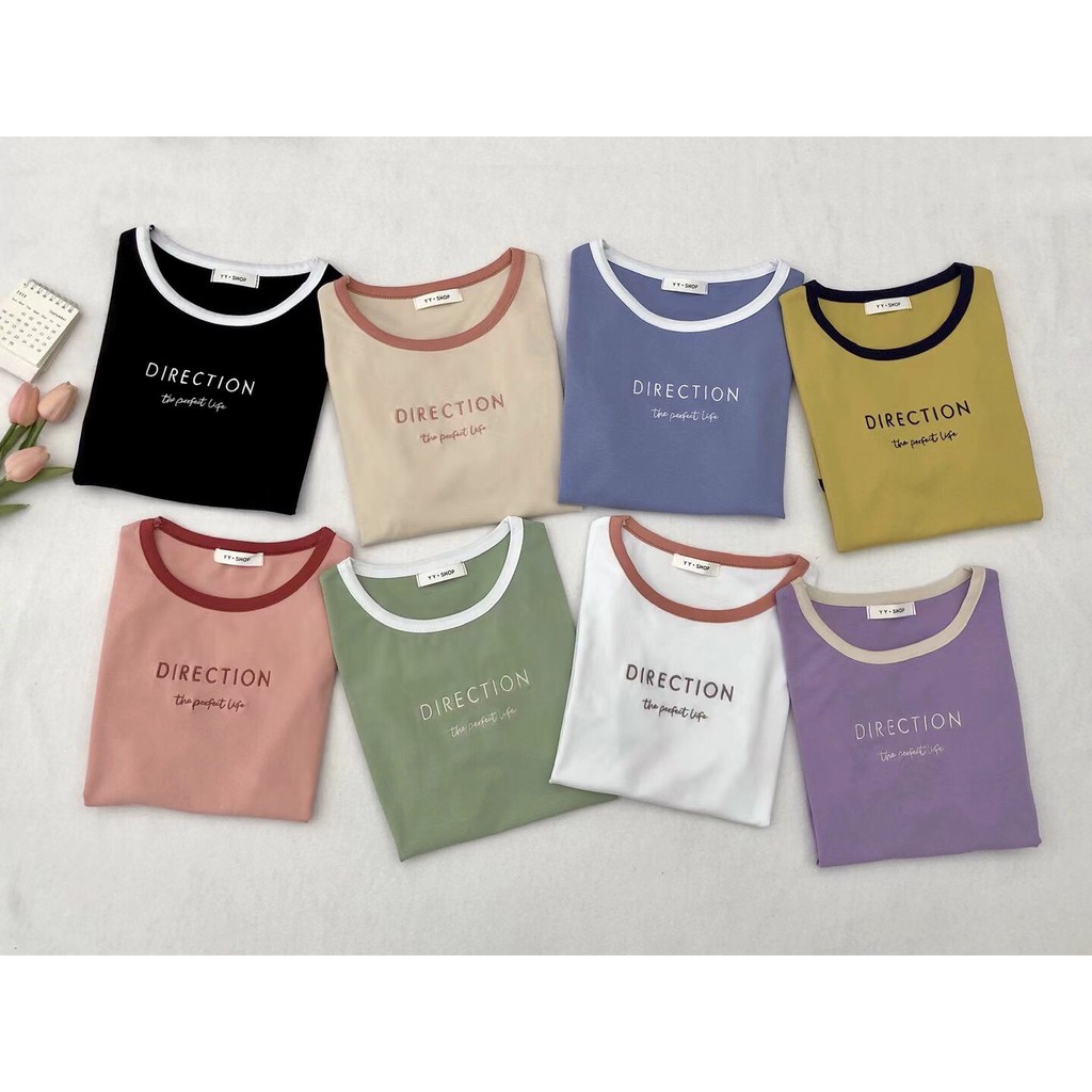Áo croptop Direct phối cổ