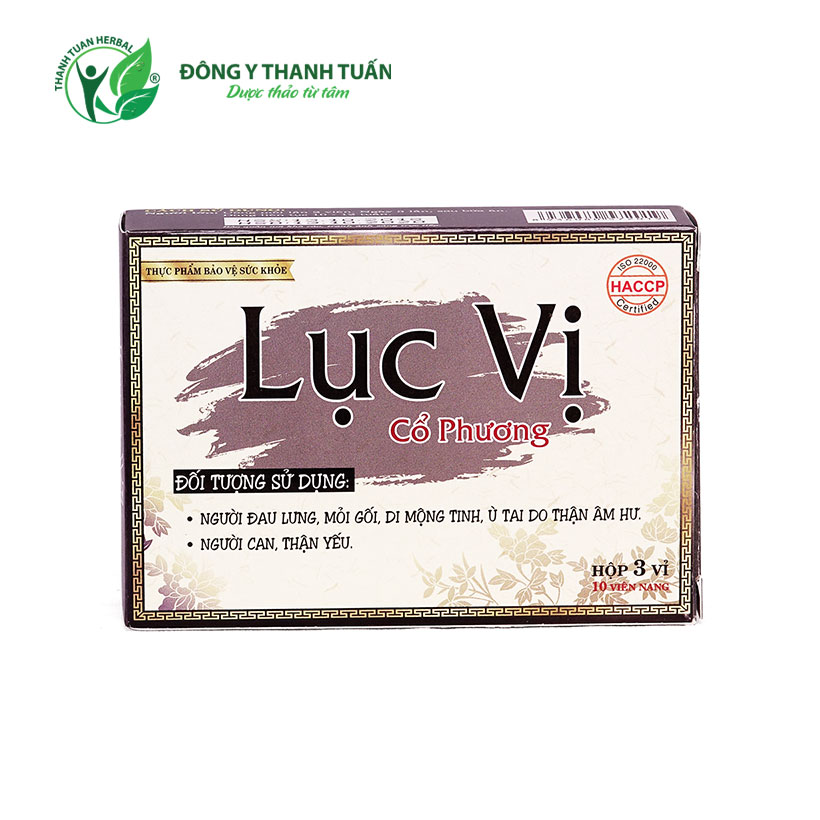 Viên uống Lục Vị Công Đức bổ gan thận âm (đau đầu, chóng mặt, đau lưng, mỏi gối...)