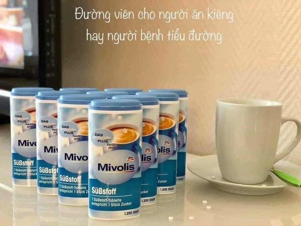 Đường ăn kiêng Mivolis 1200 viên Đức