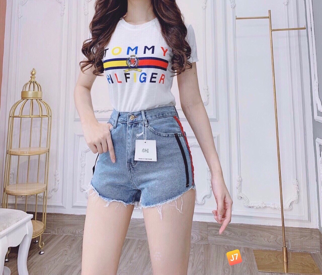 Quần short nữ thời trang cao cấp siêu đẹp mẫu mới flood qd11