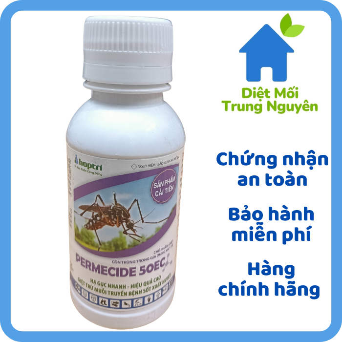 Thuốc diệt muỗi côn trùng y tế Permecide 50EC chai 100ML