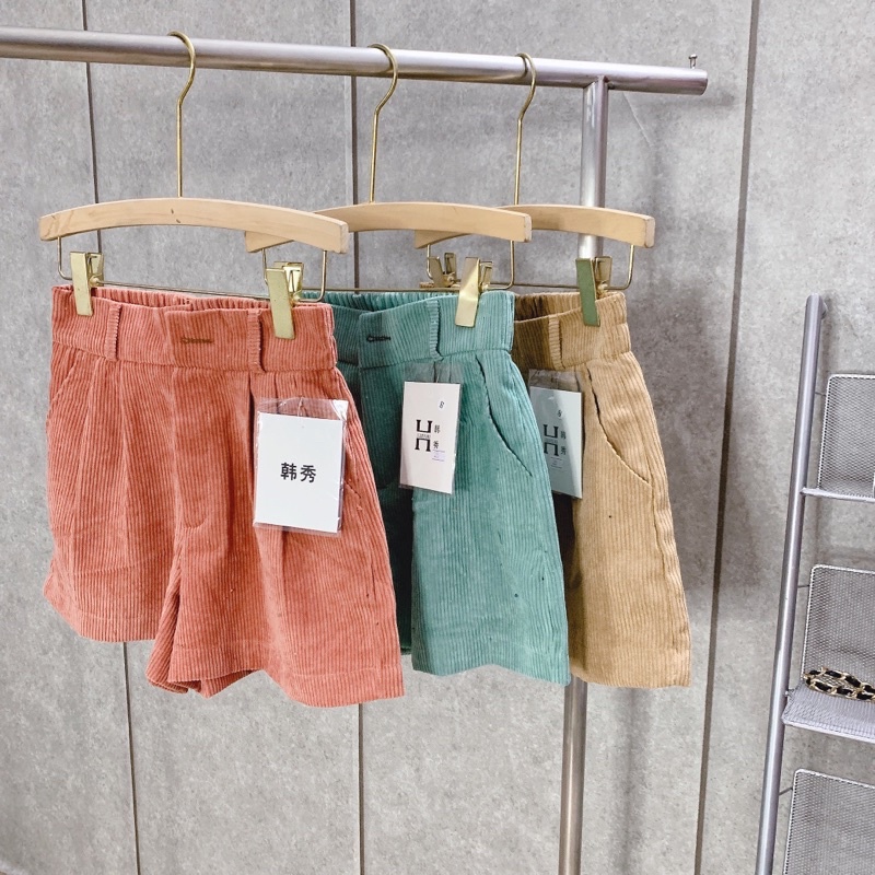QUẦN SHORT NHUNG TĂM NHIỀU MÀU MS10001 -  5Fox store