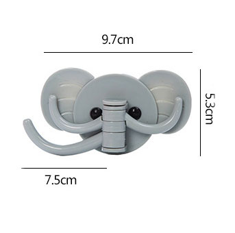 Móc treo đồ dán tường hình con voi