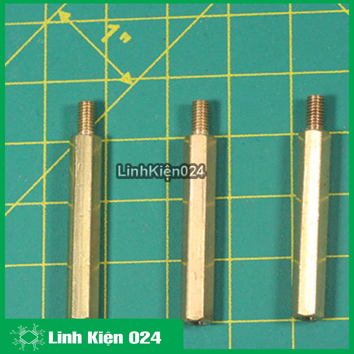 Combo 10 cọc đồng 3cm và 10 ốc 3mm