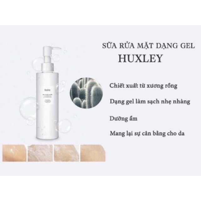 Sữa rửa mặt Huxley Be Clean Be Moist Cleansing Gel