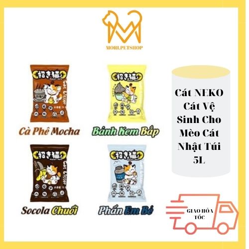 Cát vệ sinh cho mèo Neko 5l