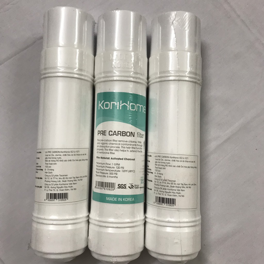 Pre Carbon Filter Element 10" U Type - Korihome