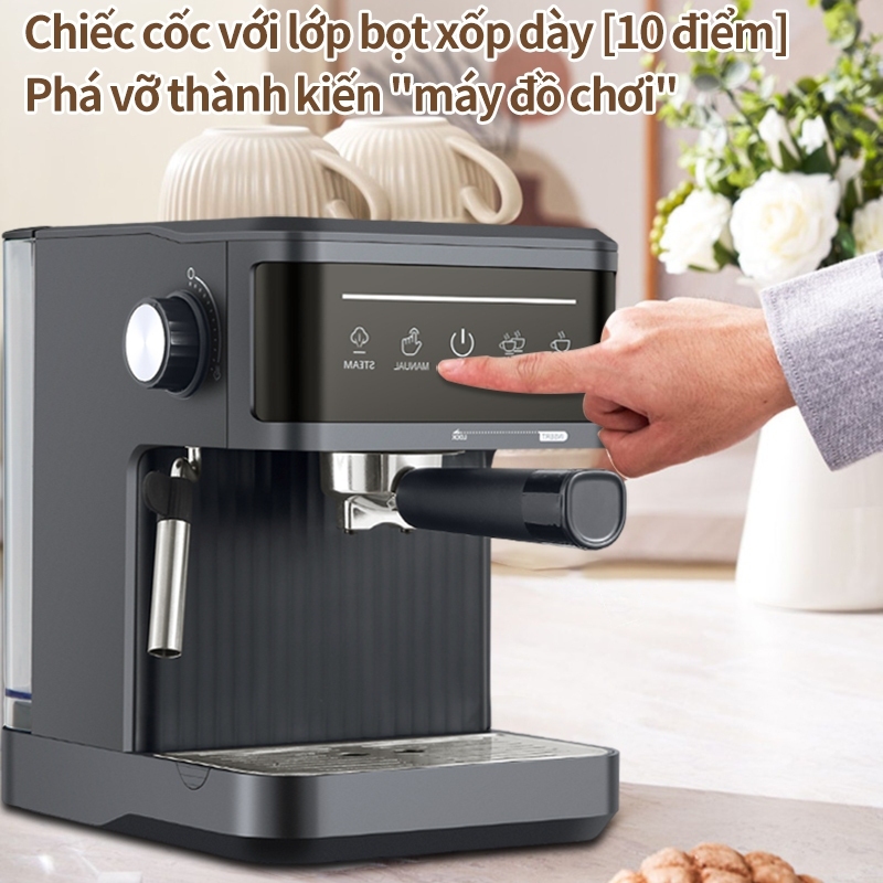 MÁY PHA CÀ PHÊ 20 BAR CAO CẤP, MÁY PHA CÀ PHÊ MINI GIA ĐÌNH, CÔNG SỞ TIỆN LỢI