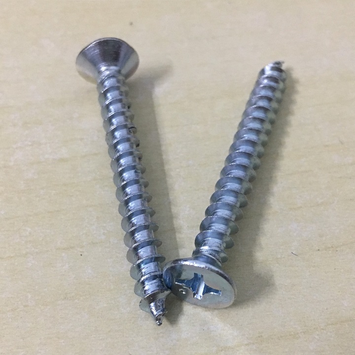 6x50mm - 200gr vít gỗ đầu bằng - vít tắc kê nhựa