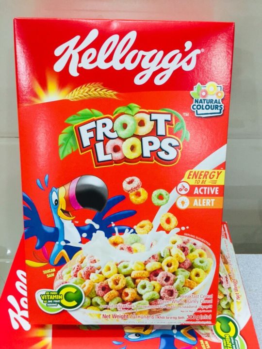 NGŨ CỐC 285g DINH DƯỠNG/ BÁNH ĂN SÁNG KELLOGG'S FROOT LOOPS 285G