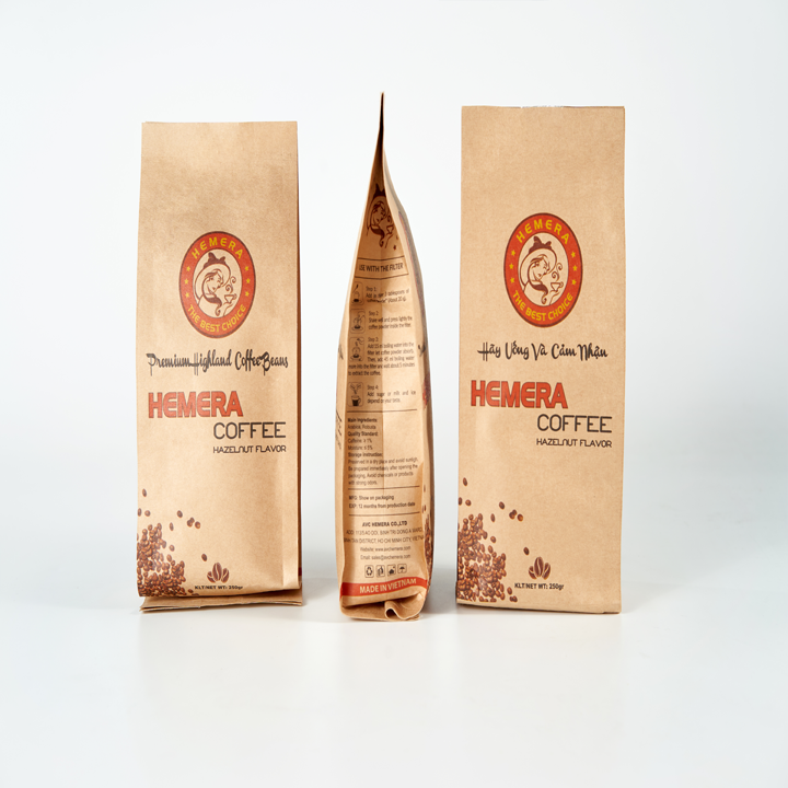 [HCM]Cà phê Hazelnut rang xay nguyên chất 250gr