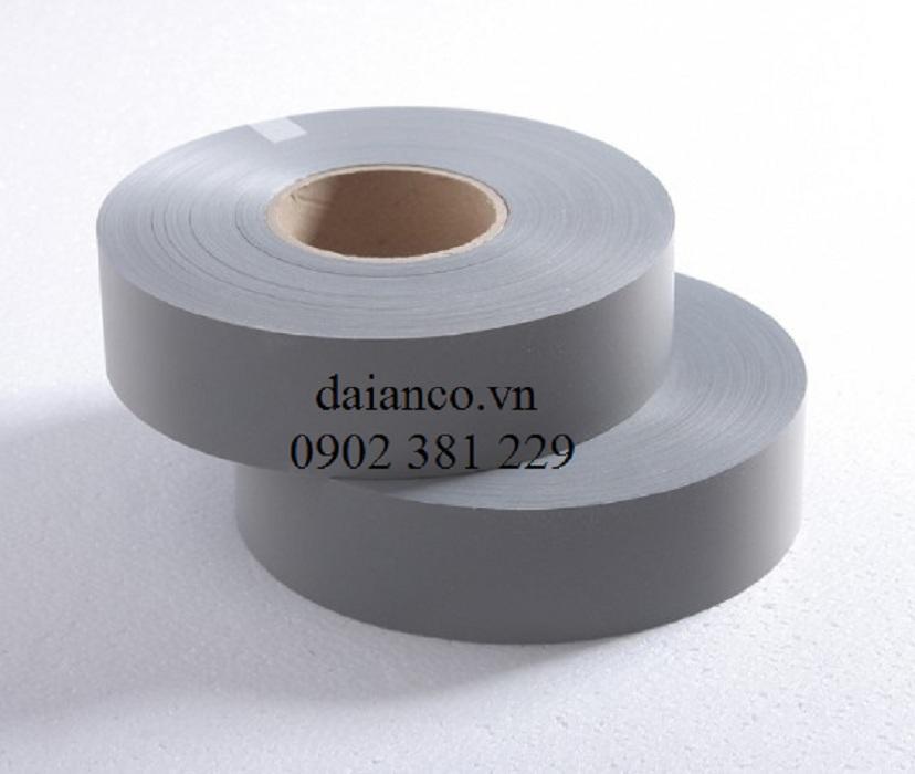 Cuộn dây phản quang vải poly màu xám bản 5cm*100m (ORP-0001)