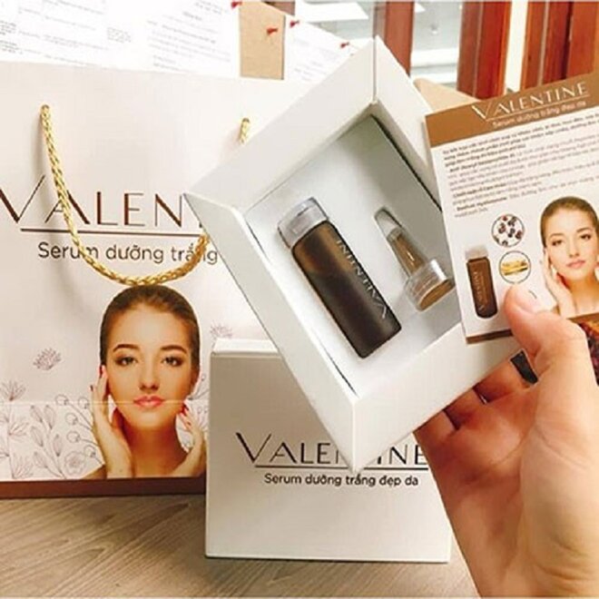 Serum Valentine serum dưỡng trắng da Lọ 10ml