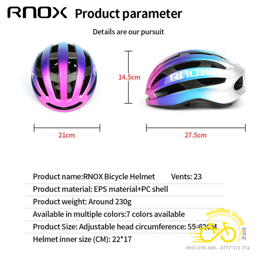 Mũ bảo hiểm xe đạp thể thao RNOX RX01