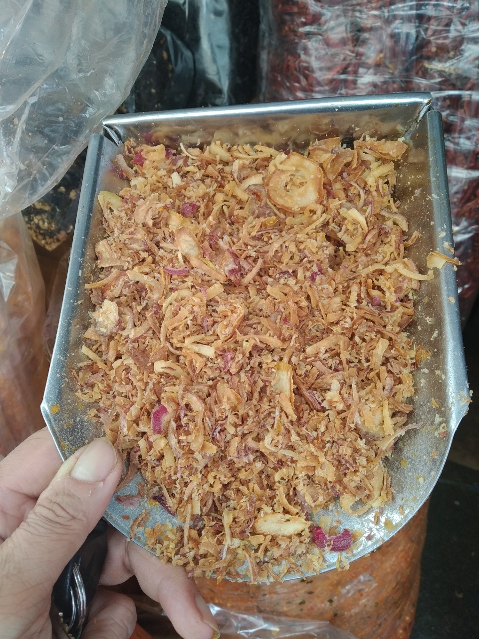 HCM 1kg hành phi loại thường làm bánh tráng