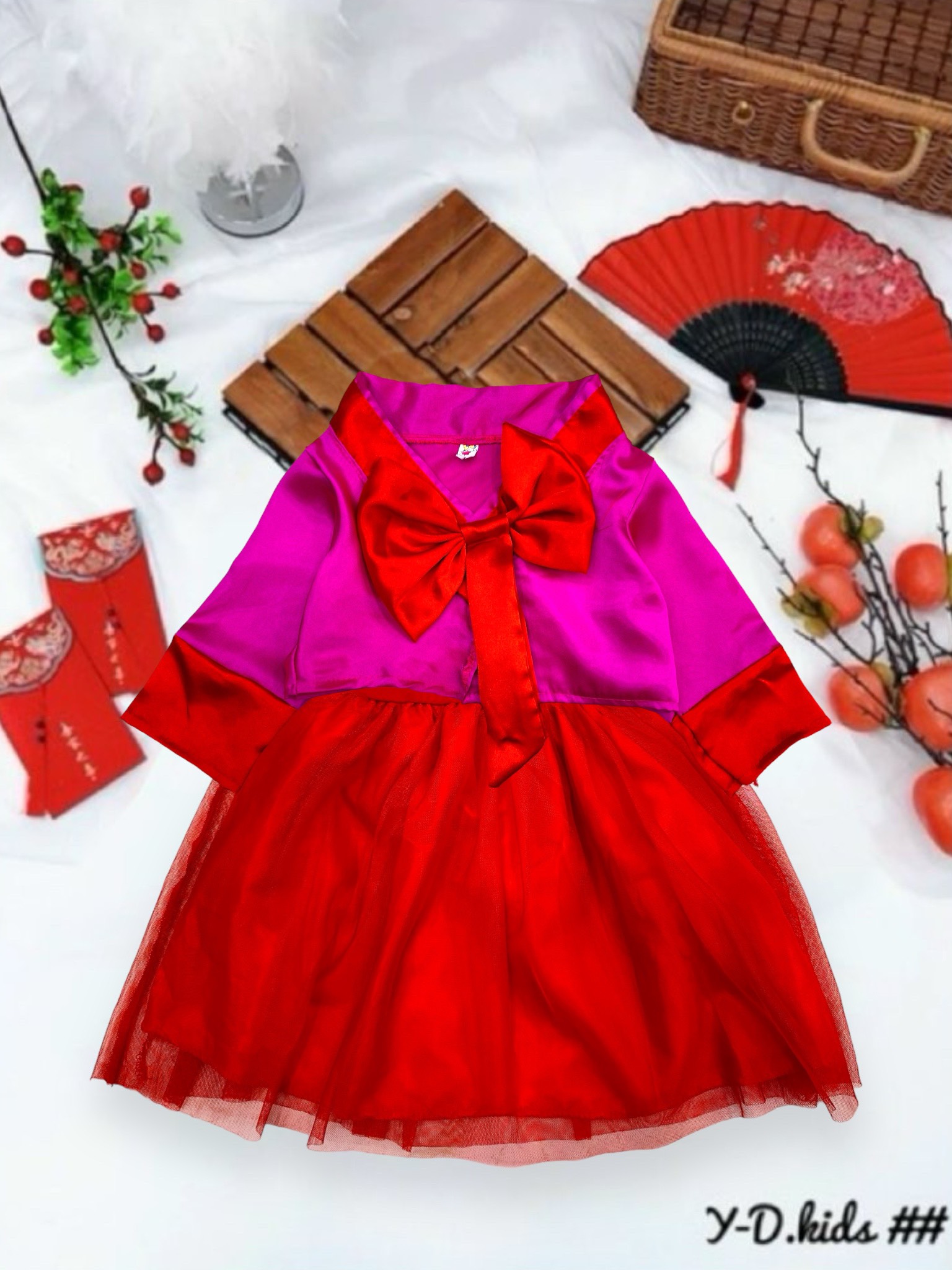 [8-22kg]  Đầm Hanbok  dành cho bé gái  (TT145)