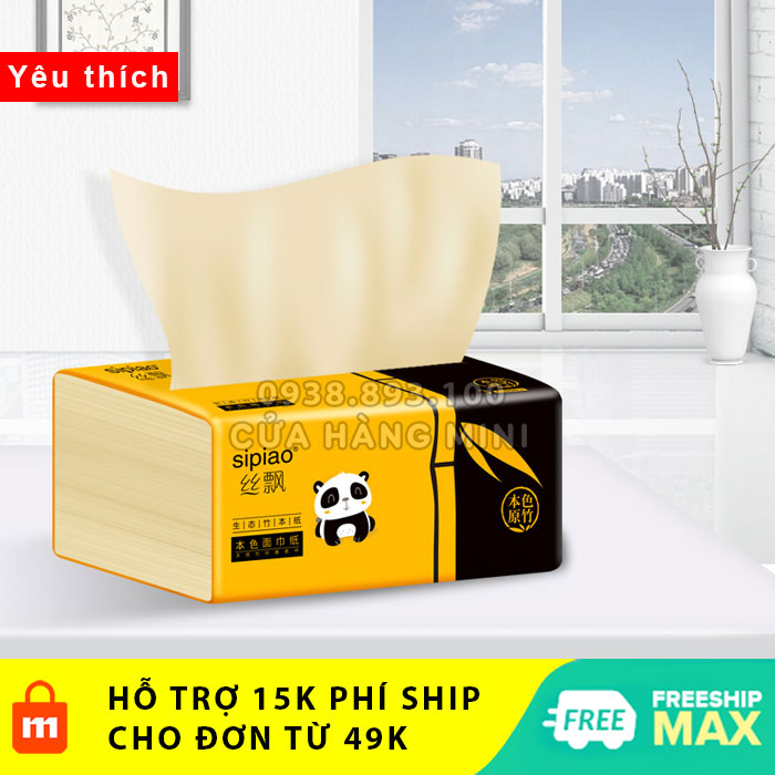 Combo 6 Gói Khăn Giấy (Giấy Ăn) Cho Bé Sipiao SP-1028