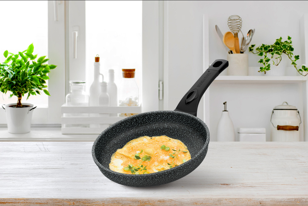 [HCM]CHẢO ĐÁ SIÊU BỀN SUNHOUSE ĐỦ SIZE SBD18-SBD30 (không dùng bếp từ)