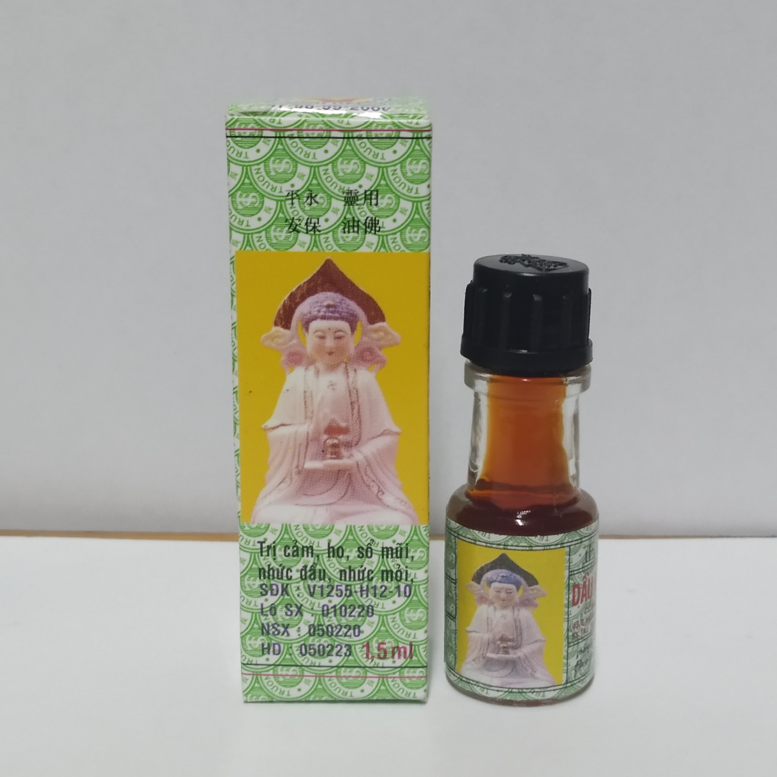5 chai Dầu Phật Linh Trường Sơn 1.5ml