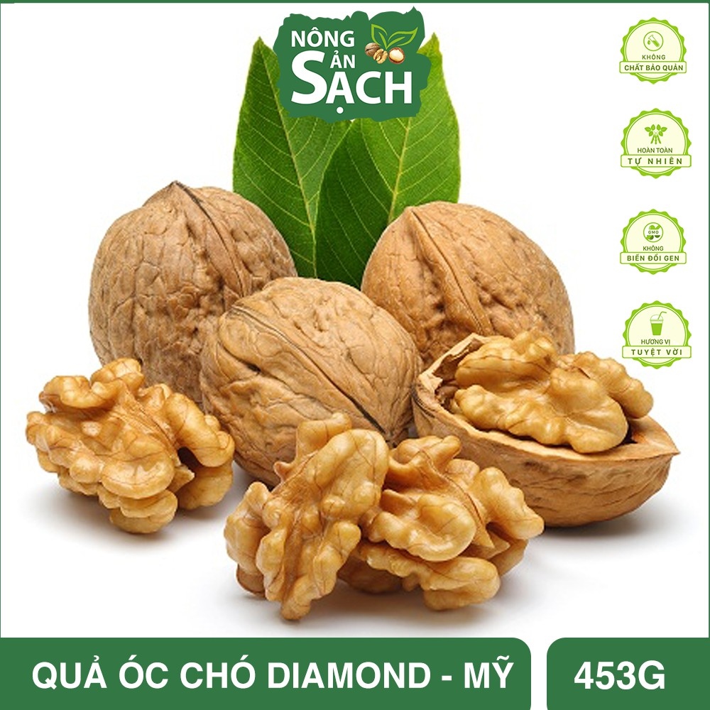 HẠT ÓC CHÓ NHẬP KHẨU MỸ 100  500g