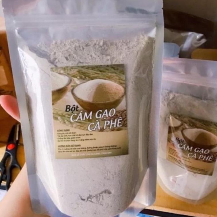 100gr tinh bột cám gạo cà phê tẩy da chết handmade