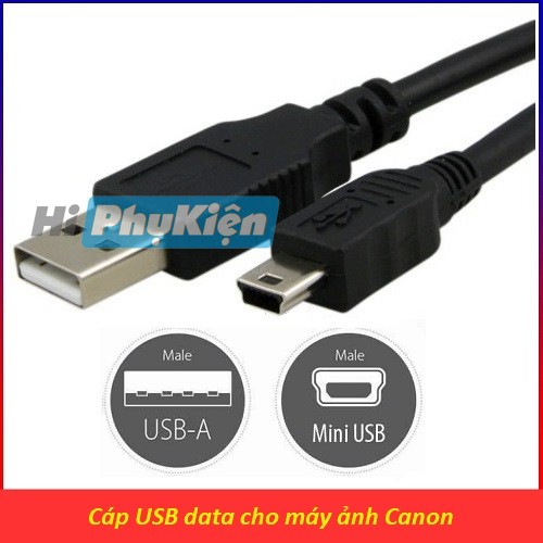 Cáp USB truyền data cho máy ảnh Canon