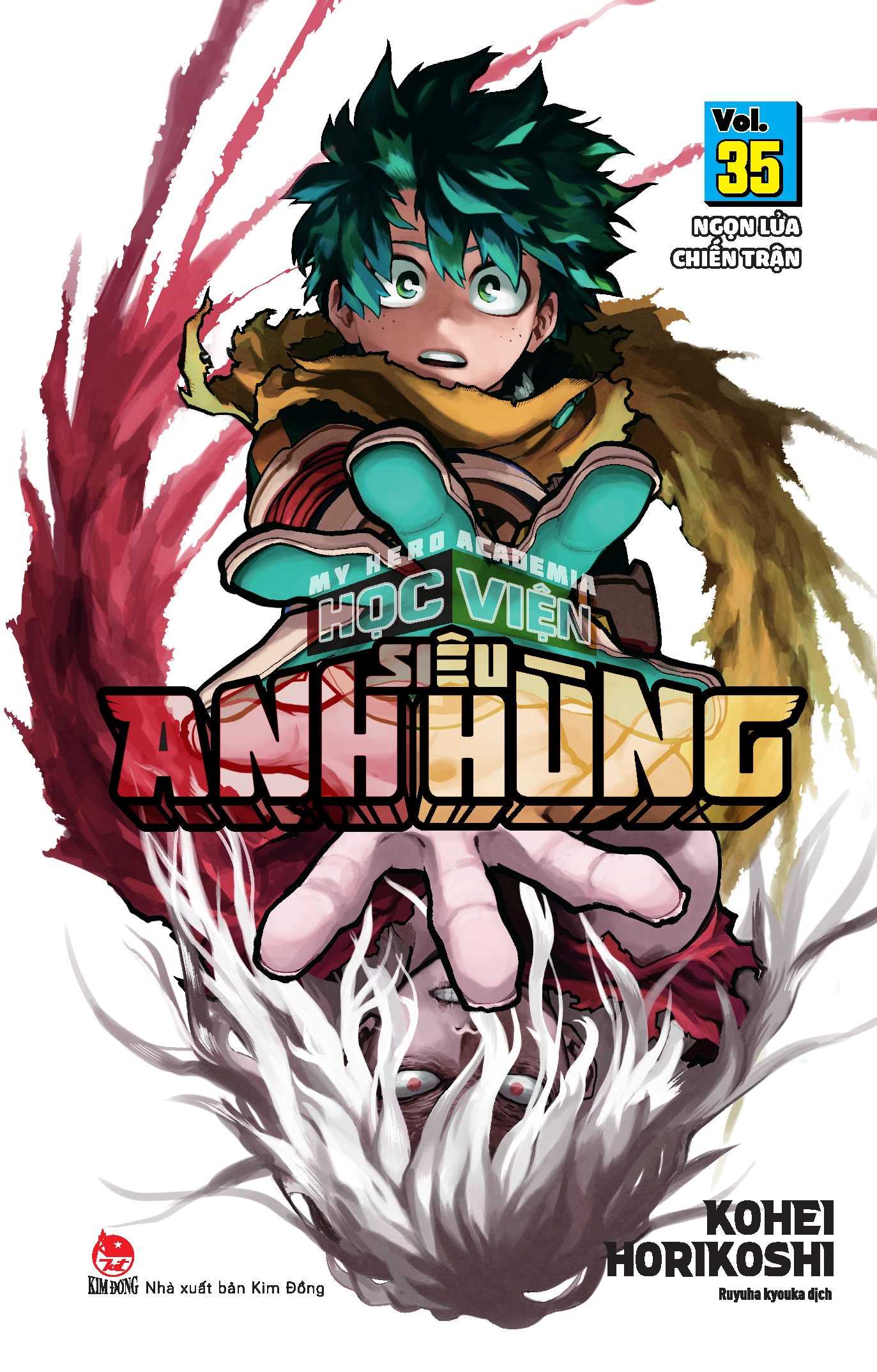 My hero academia - học viện siêu anh hùng - tập 35: ngọn lửa chiến trận