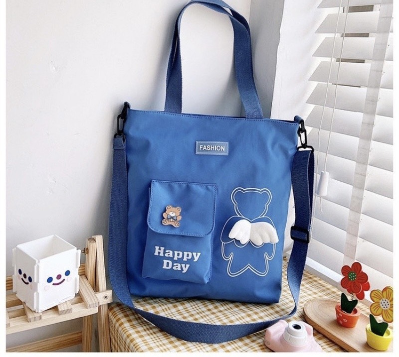 Tote đeo 2 kiểu Gấu thiên thần vừa A4 _TT25