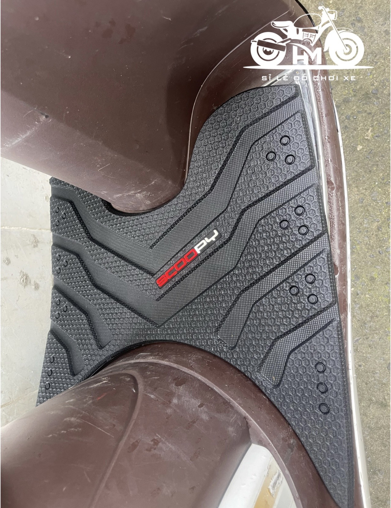 Thảm lót sàn scoopy cao su - hàng dày xài cho xe scoopy