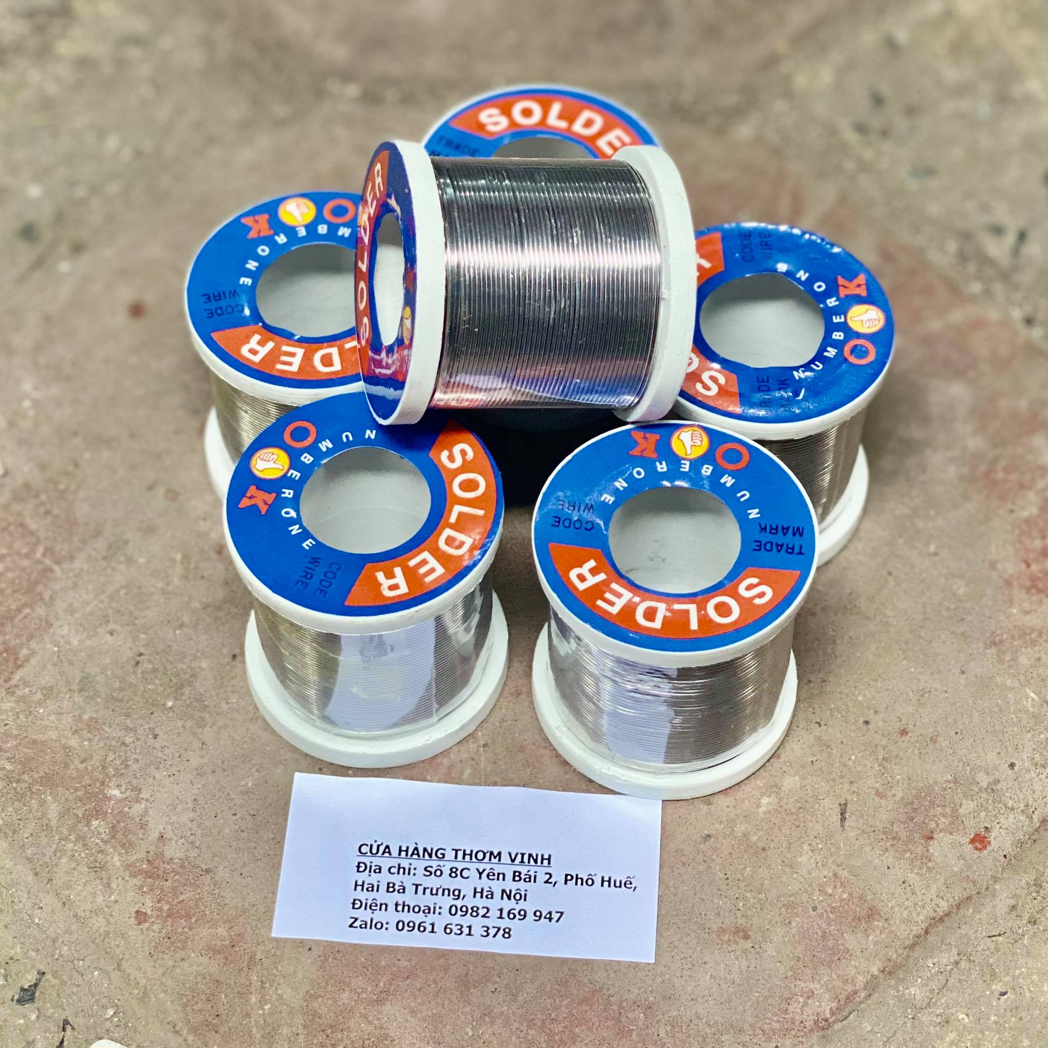 Thiếc Hàn SOLDER-Ok 0.8mm - Cuộn 100g