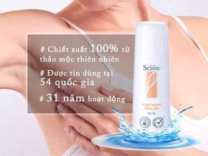Lăn Khử Mùi NuSkin Scion Pure White Roll mới