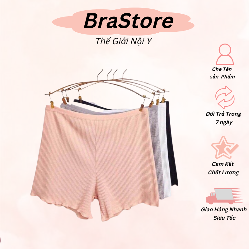 Quần Đùi Mặc Váy Tăm Tre Mẫu Mới 022[Brastore]